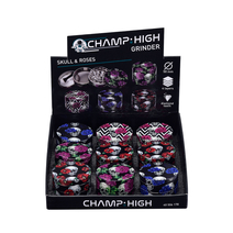 [CHAMP HIGH] GRINDER SKULL & ROSES 50MM