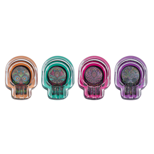 [CHAMP] SKULL GLASS ASHTRAY
