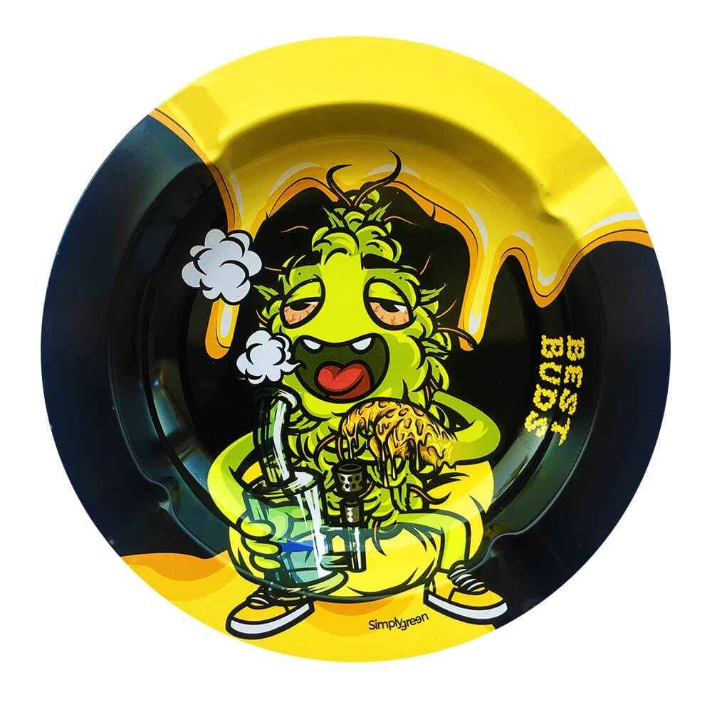 [BEST BUDS] Metal Ashtray - Dab-All-Day