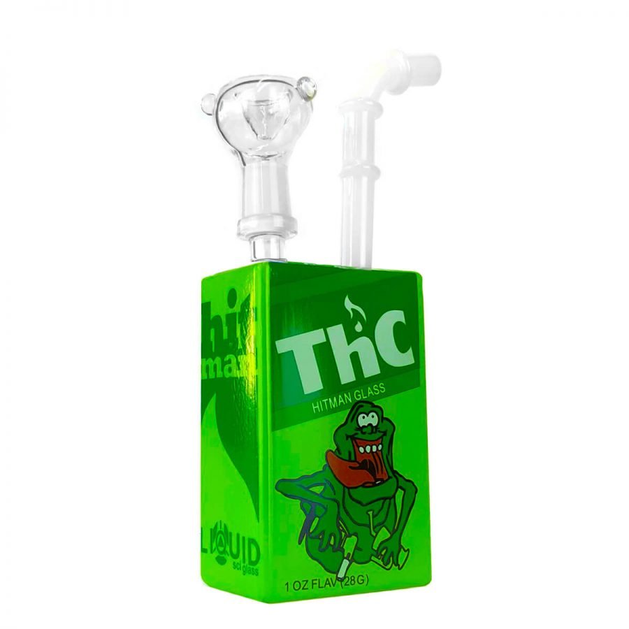 [BLACK SHEEP] Juice Glass Bong Cartoon THC Frog 19cm