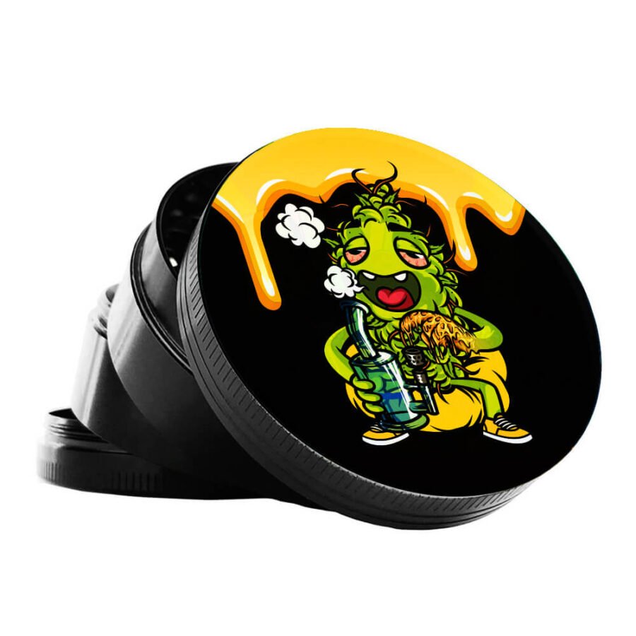 [BEST BUDS] Dab-All-Day Metal Grinder 4 Parts – 50mm