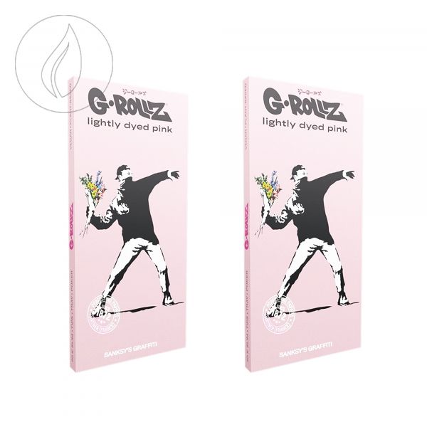 [G-ROLLZ] Banksy’s Graffiti Set 2 Lightly Dyed Pink