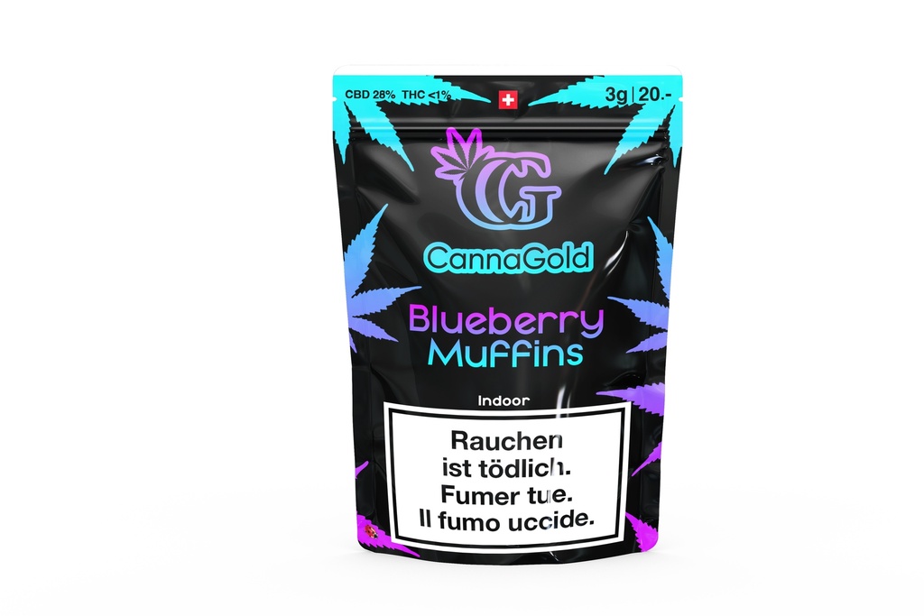 [CANNAGOLD] BLUEBERRY MUFFINS - 3g