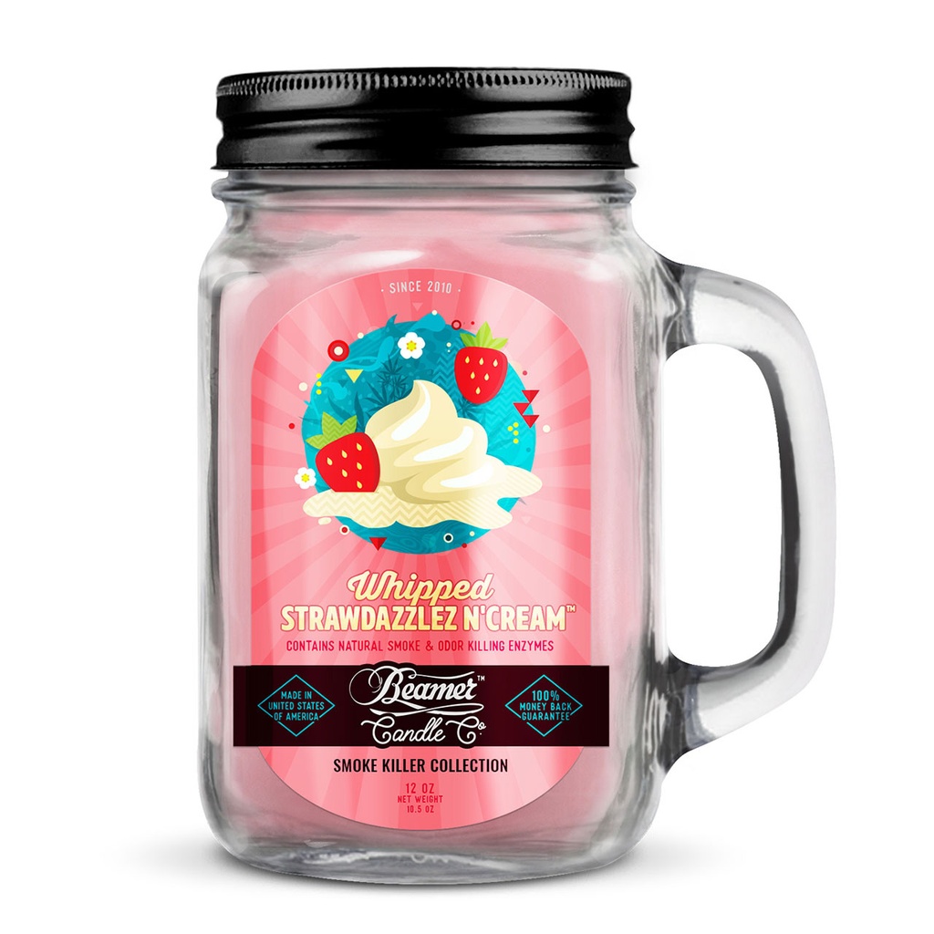 [BEAMER] CANDLE - WHIPPED STRAWDAZZLEZ N CREAM - 4oz