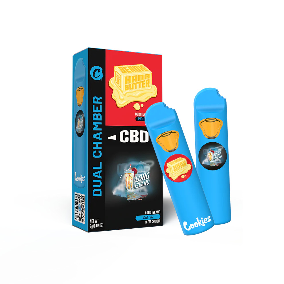 [COOKIES] Dual Chamber CBD Vape (2x1g) - Butter & Long Island
