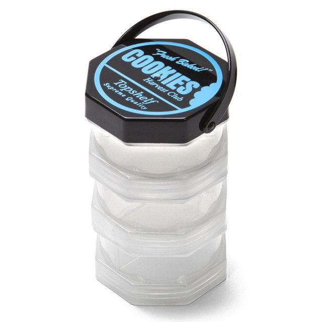 [COOKIES] 3 Tier Stacked Storage Container - White