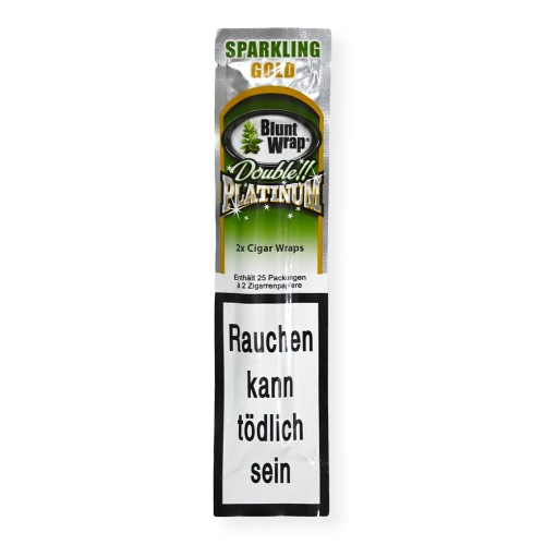 [BLUNT WRAP] Double Platinum - SPARKLING GOLD