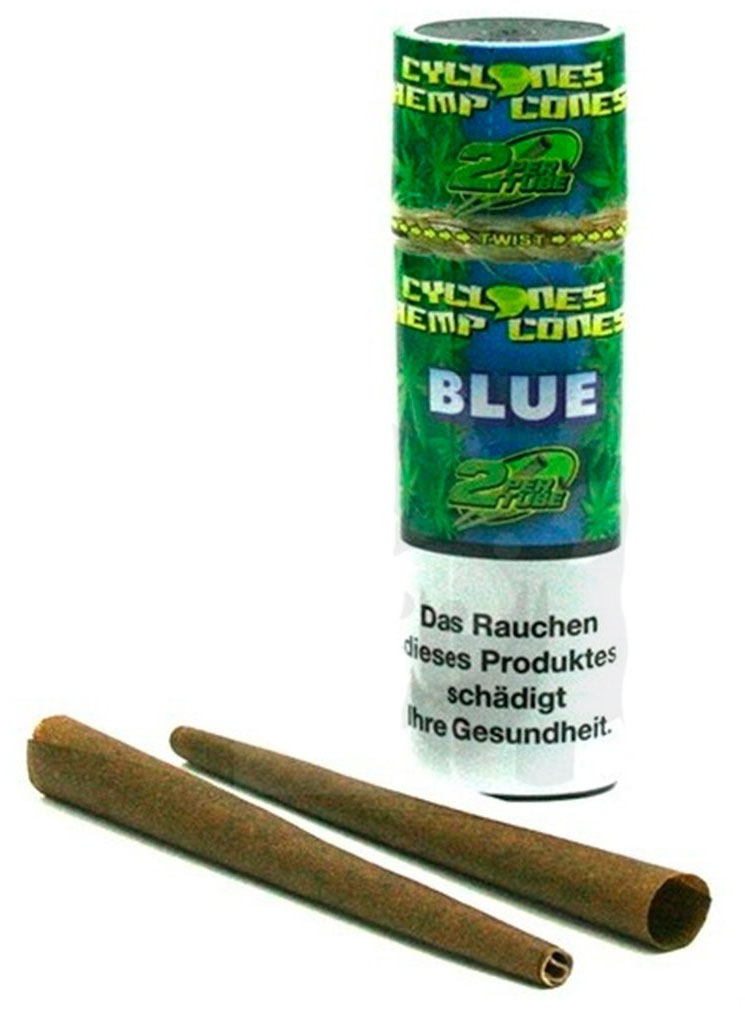 [CYCLONES] Hemp Cones - BLUE