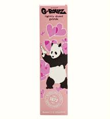 [G-ROLLZ] Banksy's Graffiti Lightly Dyed - Pink KingSize Papers + Tips