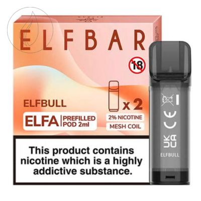 [ELFBAR] ELFA Prefilled 600 - 2x2ml - Elfbull