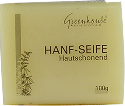 [GREENHOUSEHANFKONTOR] Hanföl-Seife 100g
