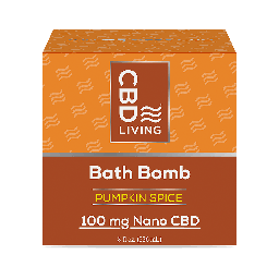 [CBD LIVING] Bath Bomb Pumpkin Spice (100mg) - 227g