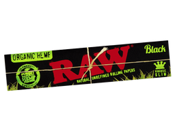 [RAW] Hemp - Black - Kingsize Slim