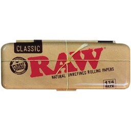 [RAW] CLASSIC 1 1/4 METAL ROLLING PAPER CASE