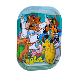 [NO NAME] Metal Rolling Tray - Doggies - 18x14cm