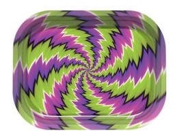 [NO NAME] Metal Rolling Tray - Swirl - 18 x 14cm