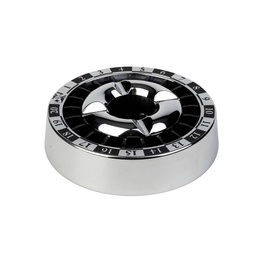 [NO NAME] [NO NAME] ASHTRAY ROULETTE SILVER