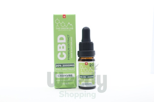 [THE GREEN LAB] Huile Chanvre Full Spectrum THC<1% CBD<20% - 10ml