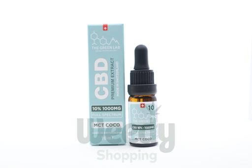 [THE GREEN LAB] Full Spectrum MCT Oil THC<1% CBD<10% - 10ml
