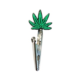 [URBAN CREW] Metal Silicone Joint Clipper Green Weed Leaf