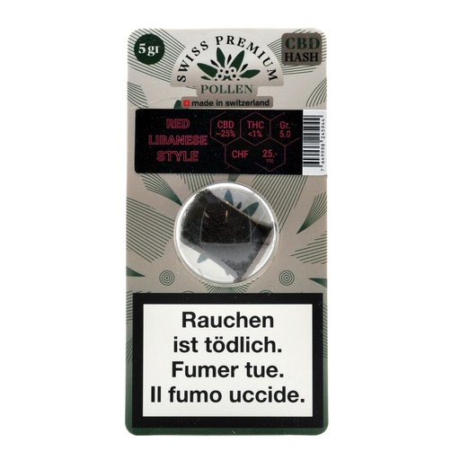 [SWISS PREMIUM POLLEN] Red Libanese Style - 5g
