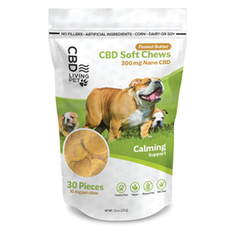 [CBD LIVING] [CBD LIVING] Dog Soft Chews - Peanut Butter (300mg) - 225g
