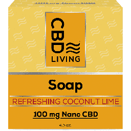 [CBD LIVING] Soap Refreshing Coconut Lime (100mg)