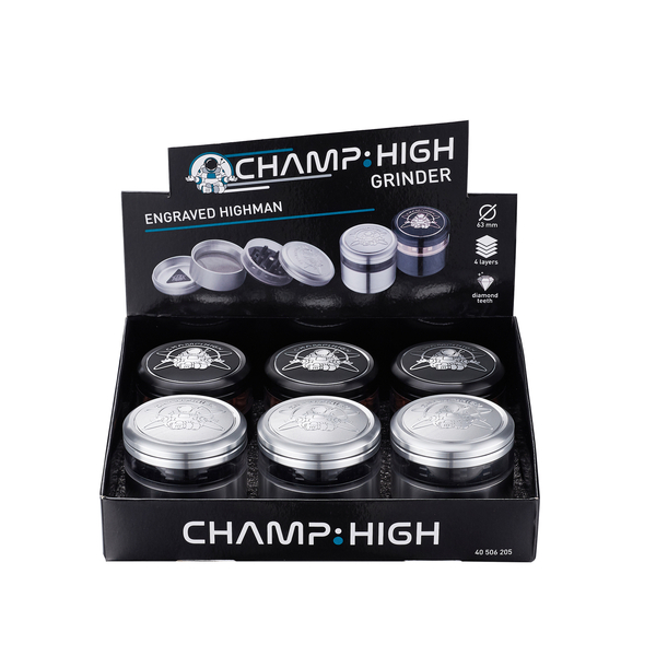 [CHAMP HIGH] ENGRAVED ALU GRINDER 63 MM