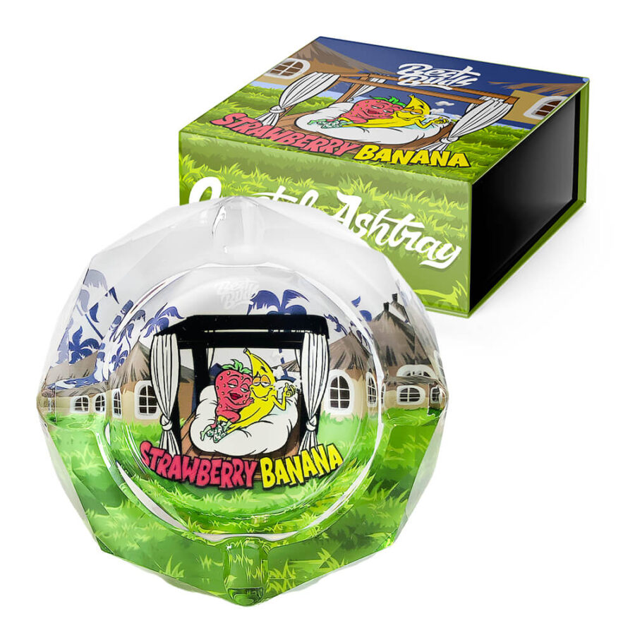 [BEST BUDS] Crystal Ashtray - Strawberry Banana