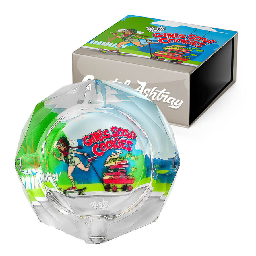[BEST BUDS] Crystal Ashtray - Girl Scout Cookies
