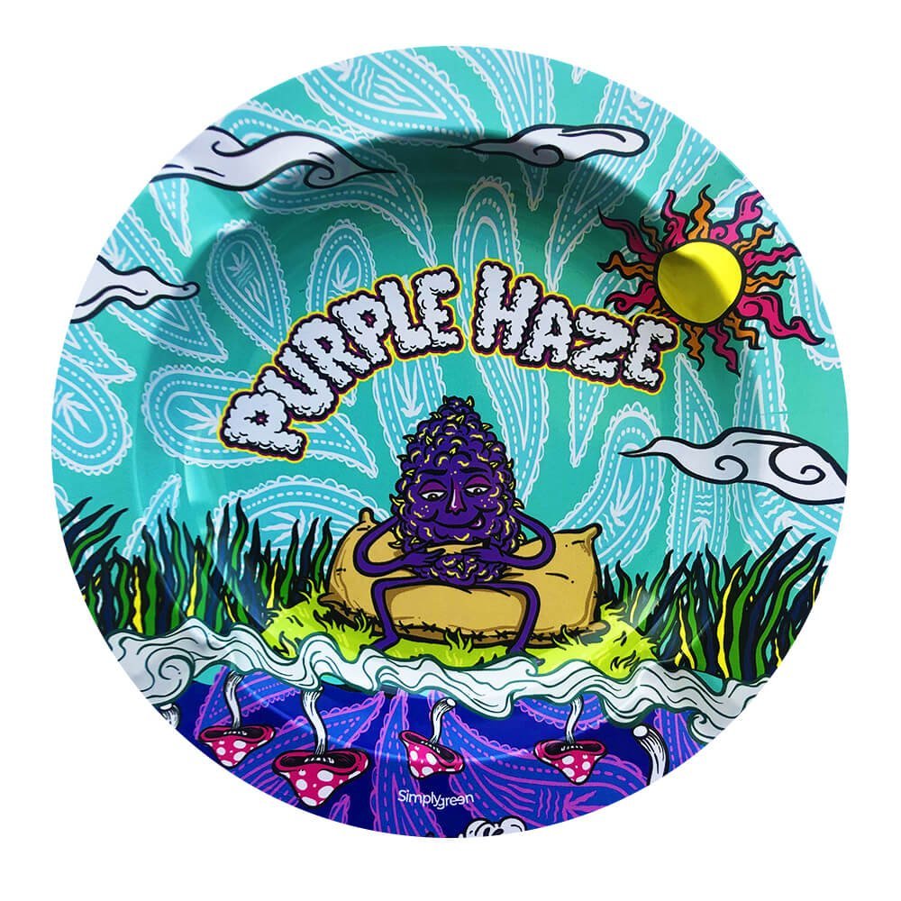 [BEST BUDS] Metal Ashtray - Purple Haze