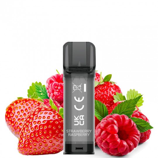 [ELF BAR] ELFA Prefilled 600 - 2x2ml - Strawberry Raspberry