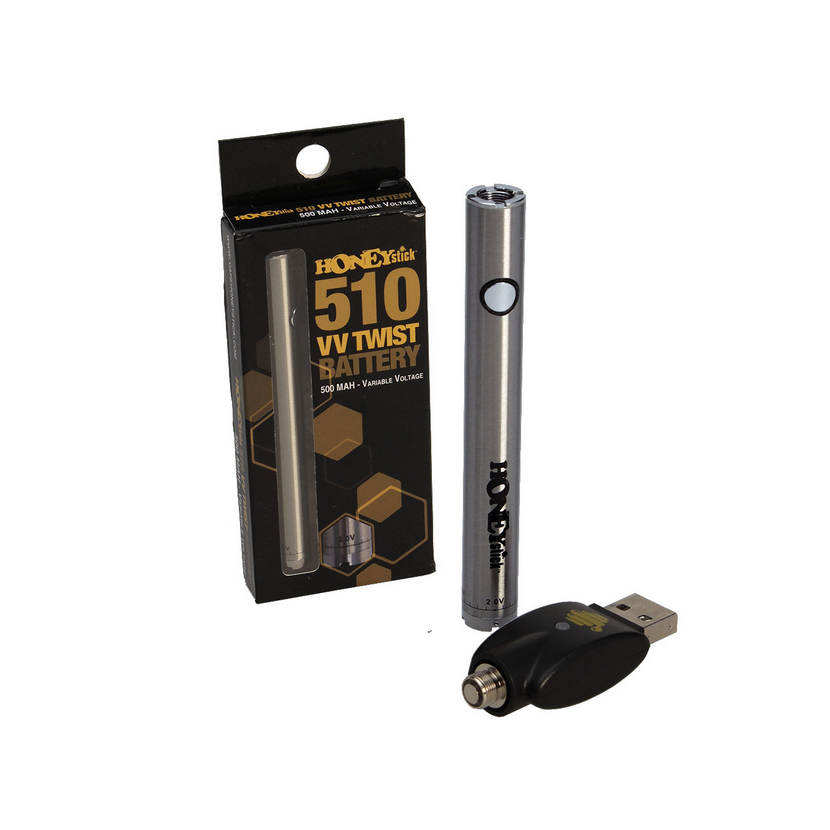 [HONEYSTICK] VV Twist Batterie - Silber