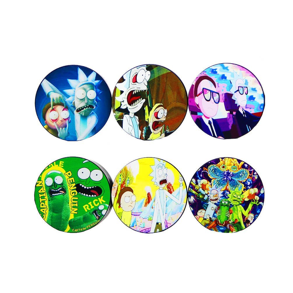 [BEST BUDS] Cartoons metal grinder 50mm – 4 parts