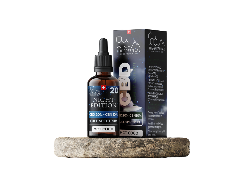 [THE GREEN LAB] Night Edition MCT Oil - CBD<20% CBN<10% - 10ml