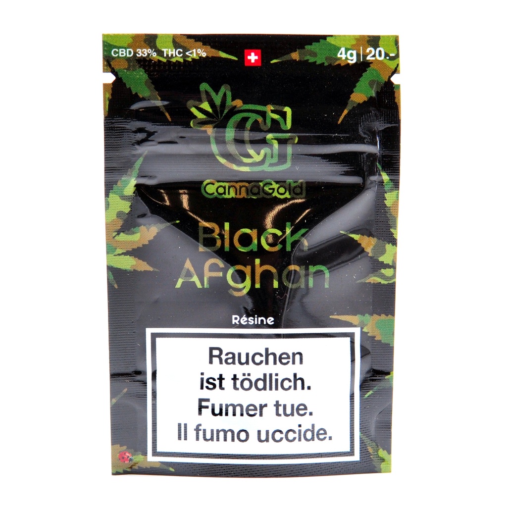 [CANNAGOLD] Black Afghan - 4g