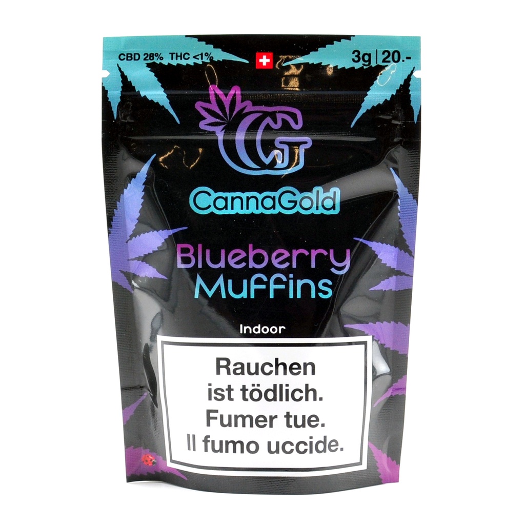 [CANNAGOLD] BLUEBERRY MUFFINS - 3g