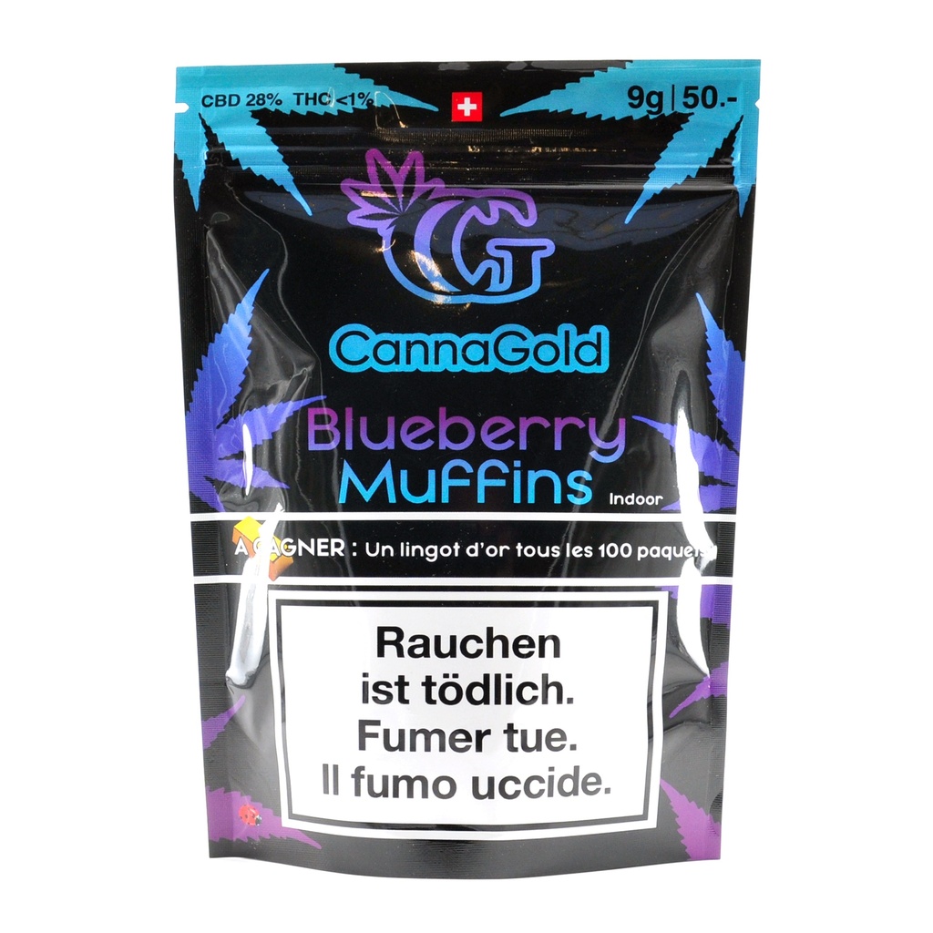 [CANNAGOLD] BLUEBERRY MUFFINS - 9g