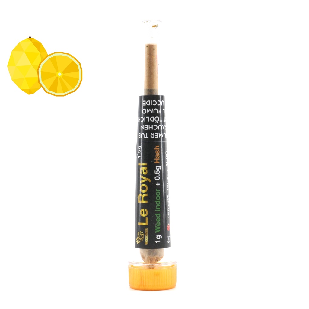[CANNAGOLD] Le Royal - Lemon Haze X Black Afghan (1,5g) 