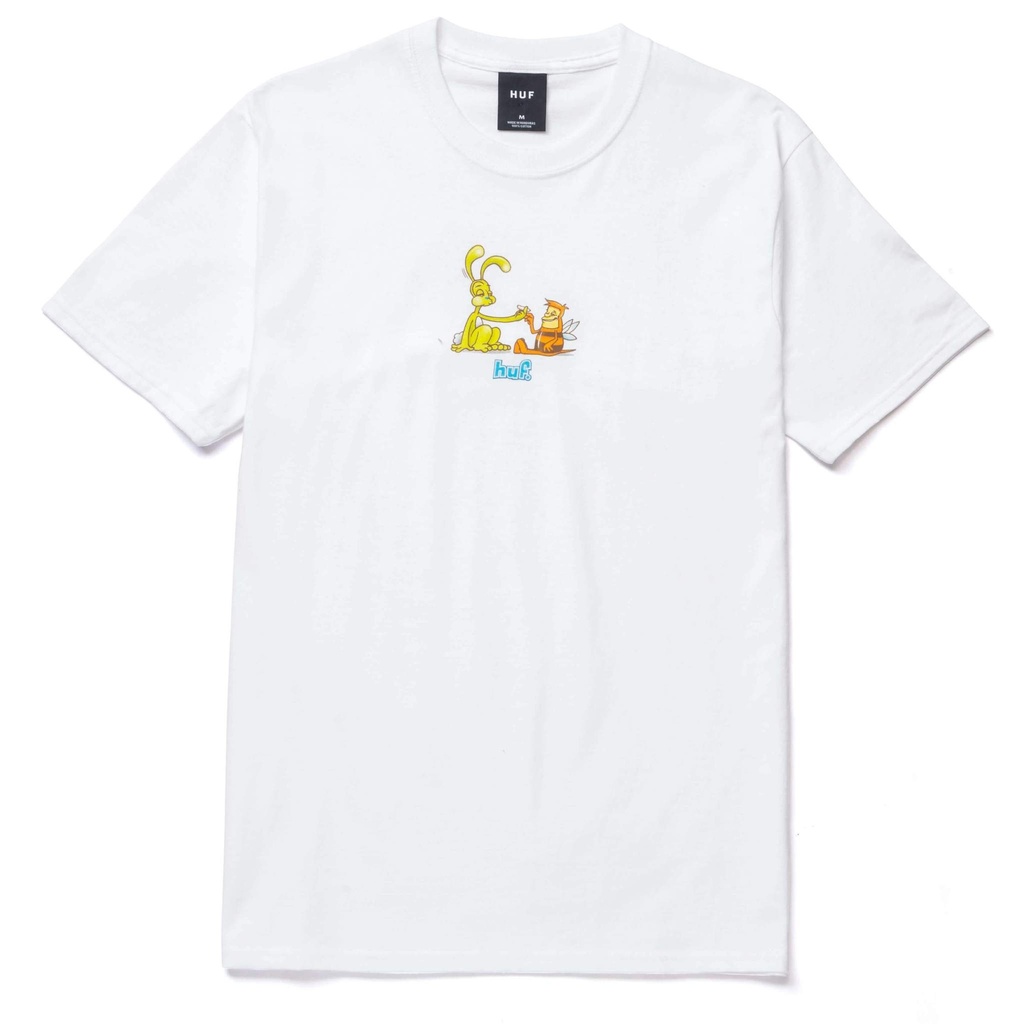[HUF] BEST FRIENDS TEE - WHITE - LARGE