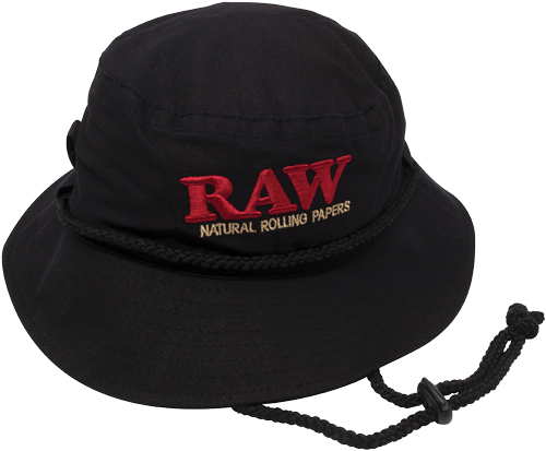 [RAW] BUCKET HAT - BLACK - MEDIUM