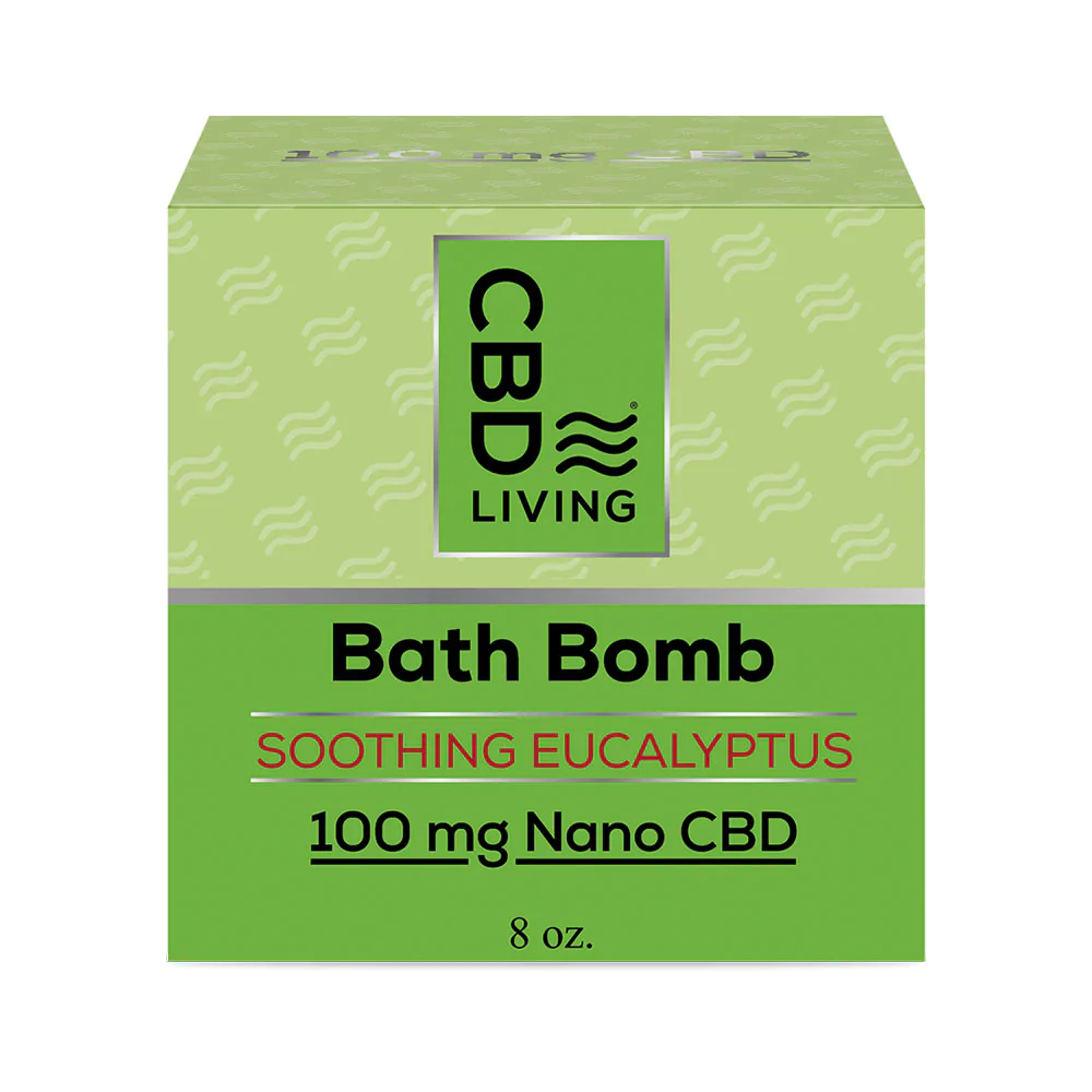 [CBD LIVING] Badebombe Eukalyptus (100 mg) - 227 g