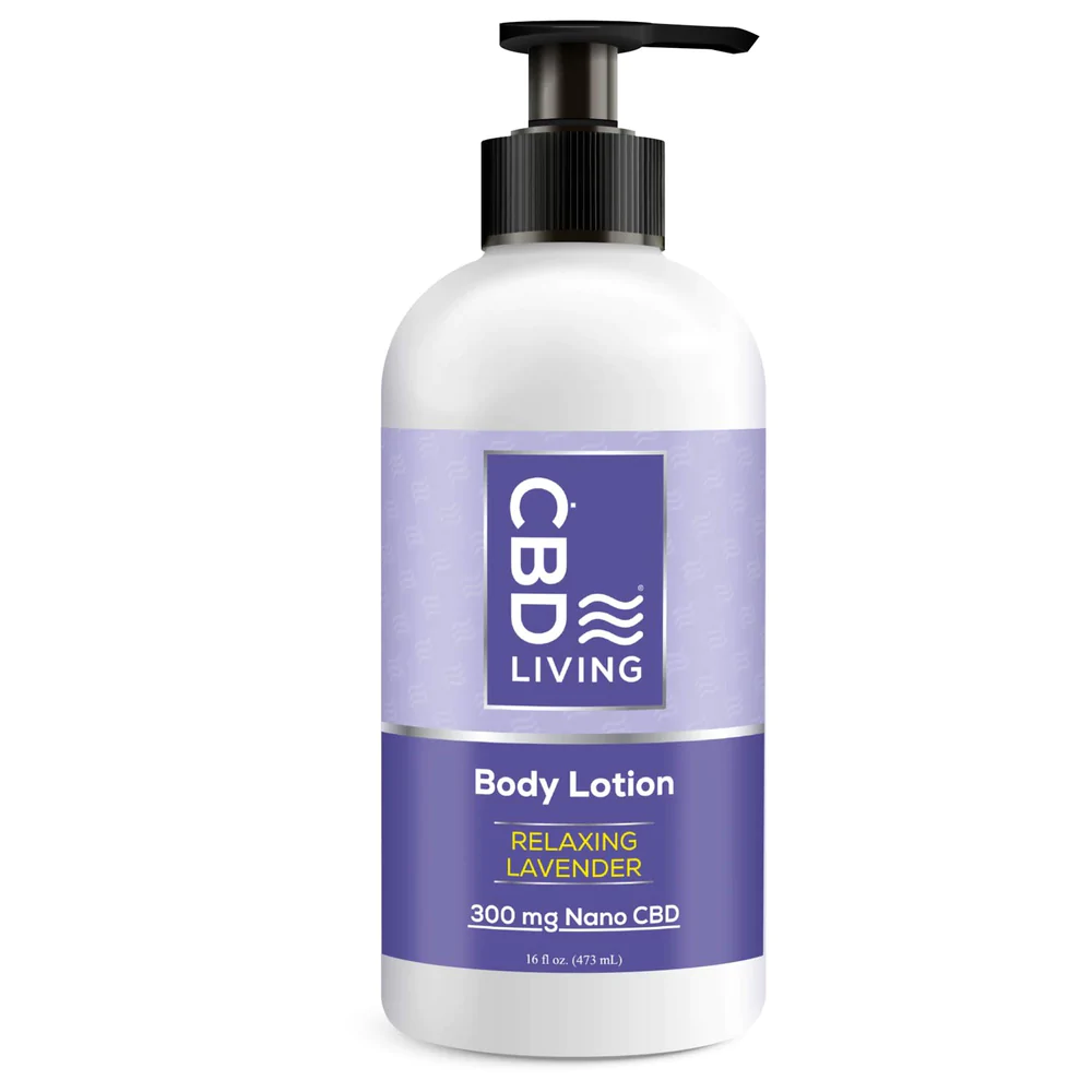 [CBD LIVING] Körperlotion Entspannender Lavendel (300mg)