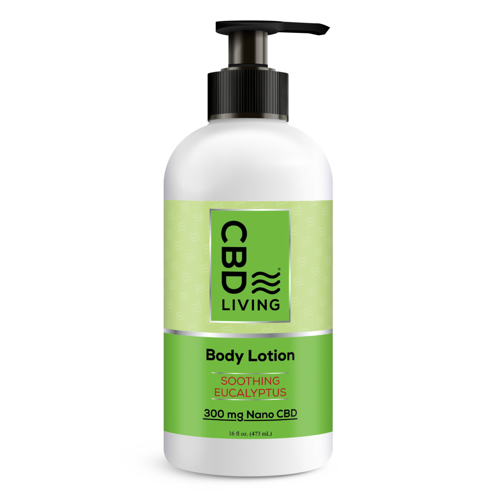 [CBD LIVING] Body Lotion Soothing Eucalyptus (300mg)