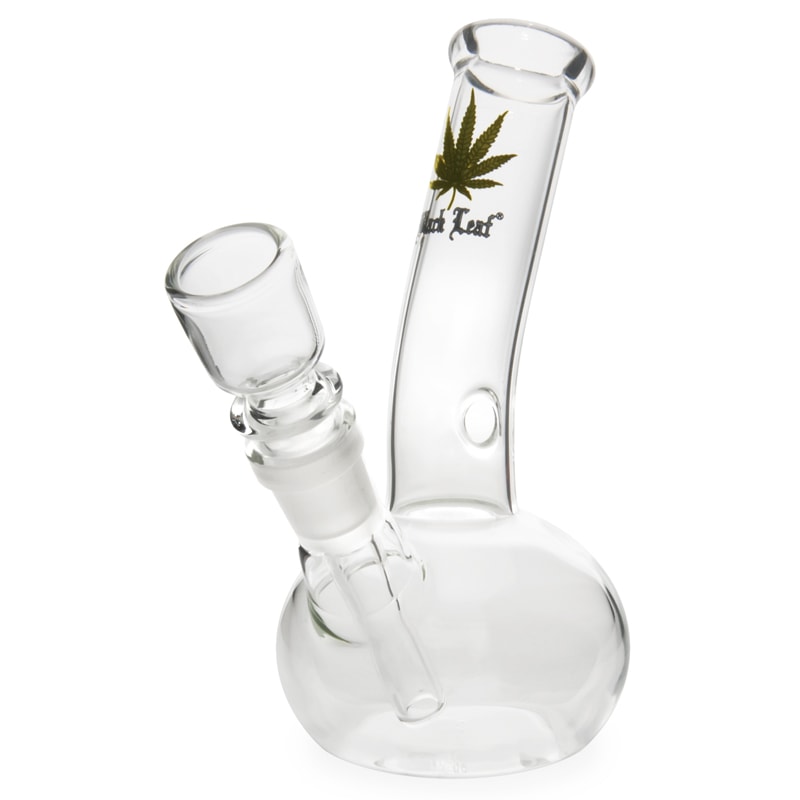 [BLACK LEAF] Bong - Feuille Cannabis brune - 14cm
