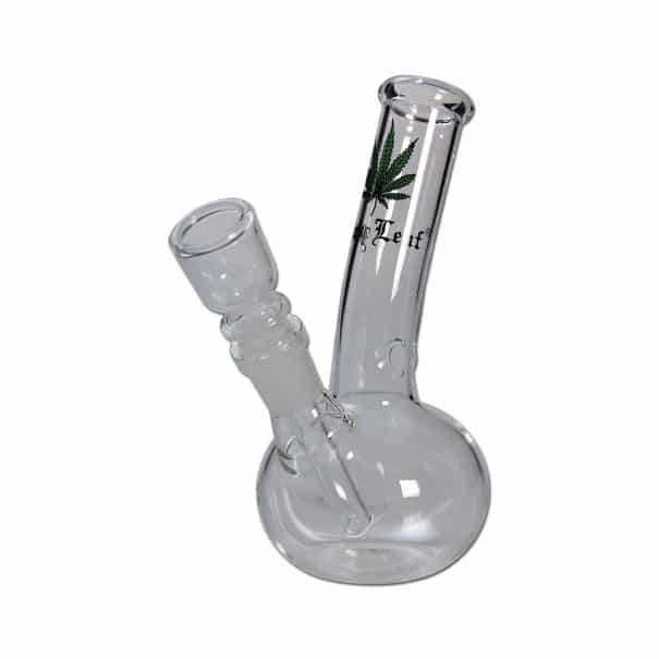 [BLACK LEAF] Bong - Feuille Cannabis verte - 14cm
