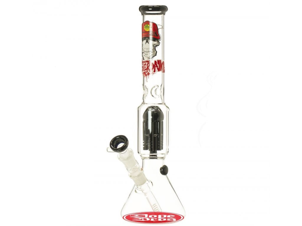 [DOPE BROS] Bong Amsterdam red skull