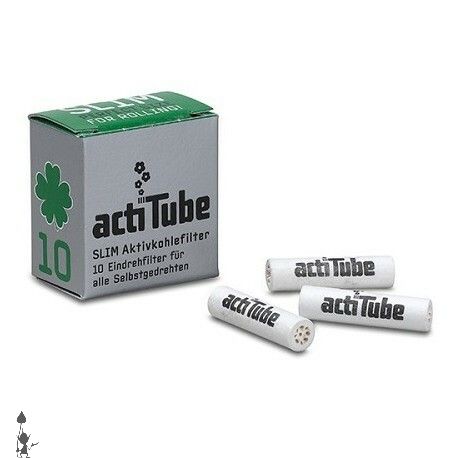 [ACTITUBE] Aktivkohlefilter - Extra Slim - 6 mm - 10