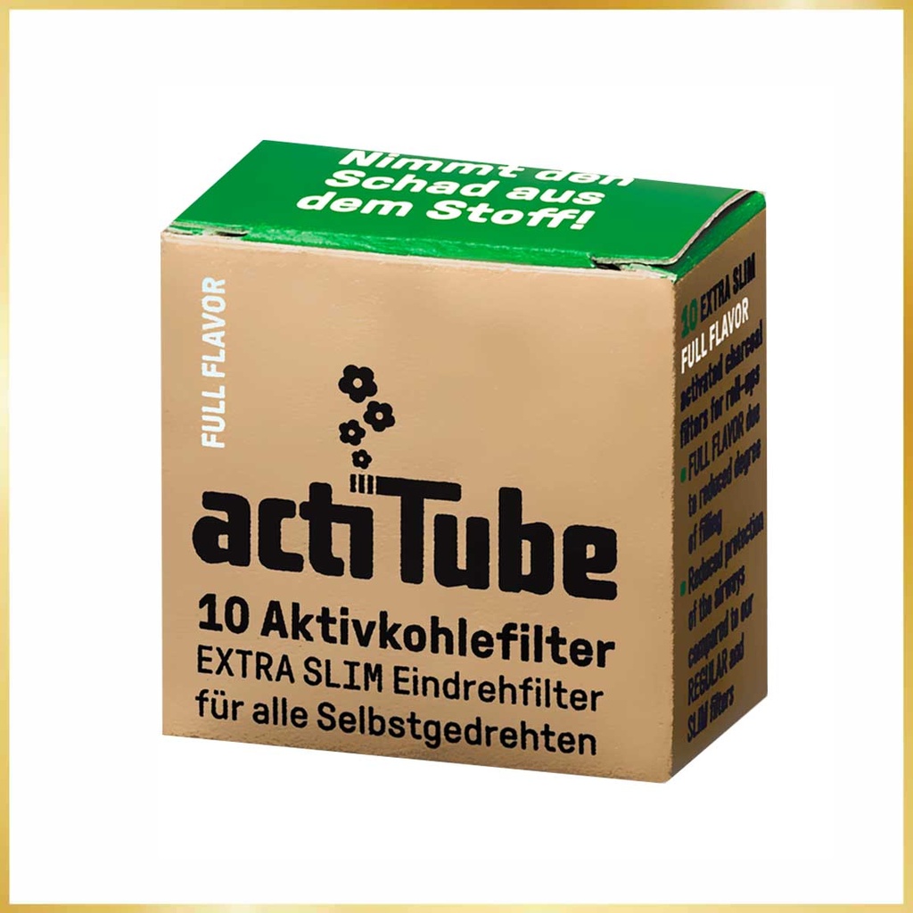 [ACTITUBE] Charcoal Filters - Extra Slim - 6mm - 10