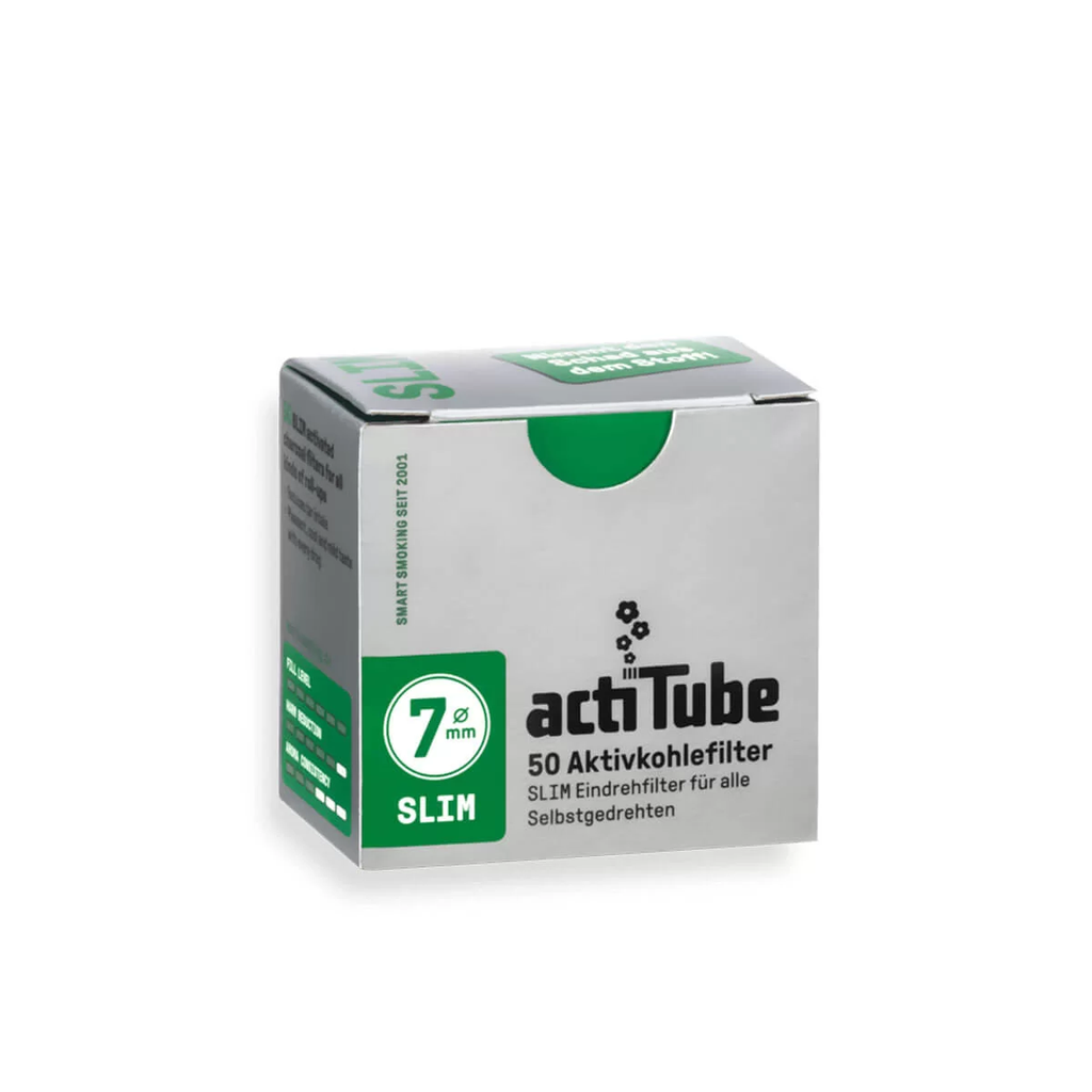 [ACTITUBE] Aktivkohlefilter - Slim - 7 mm - 50